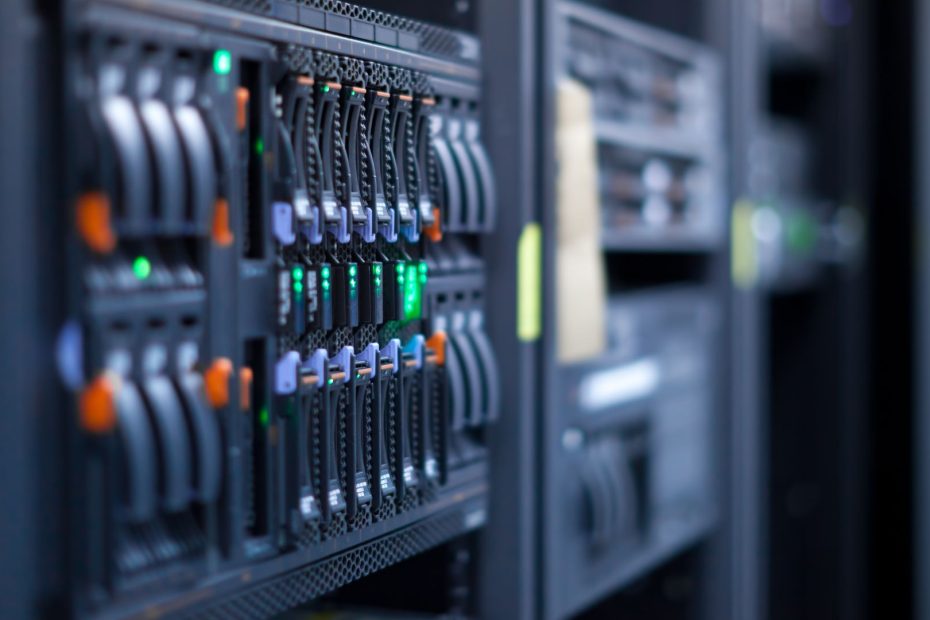 A server indicating How MSPs like YellowHammer IT Can Help Small to Medium-Sized Businesses Overcome IT Challenges and Cut Costs